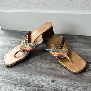 Chicos vintage boho leather sandals